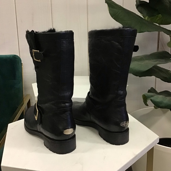 Jimmy Choo Bike Leather Boot - Picture 2 of 7